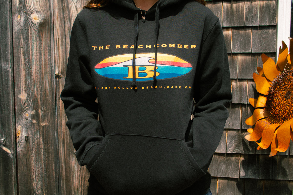 Black Sunset Oval B Hoodie