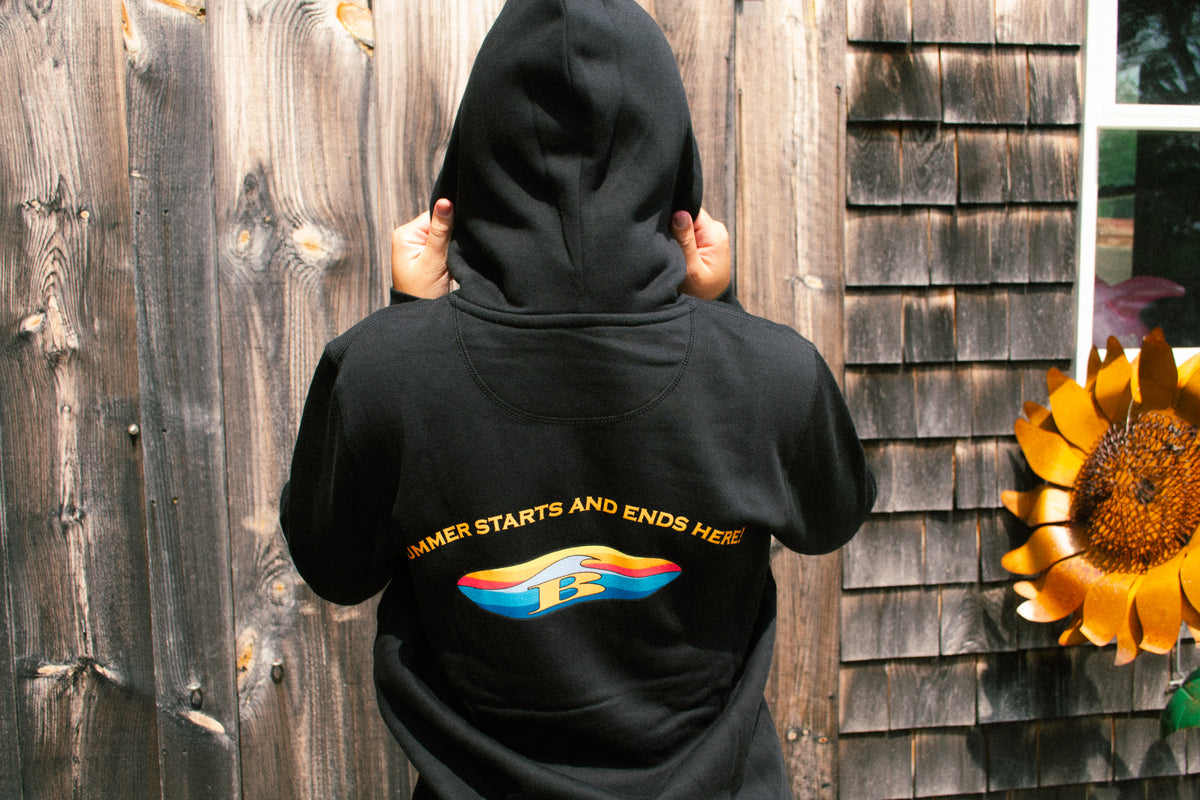 Black Sunset Oval B Hoodie