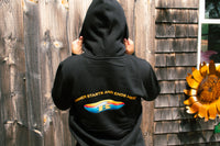 Black Sunset Oval B Hoodie