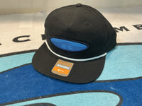 Flat Brim Oval B Patch Hat