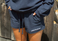 Corded Script Shorts