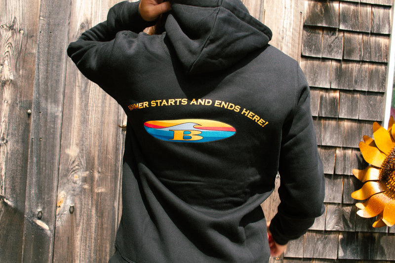 Black Sunset Oval B Hoodie