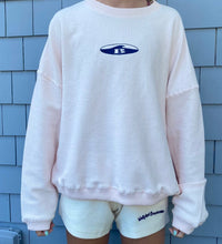 Pink Corded Crew
