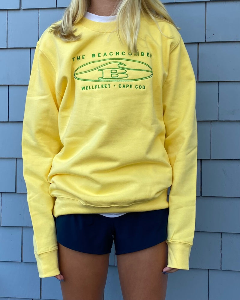 Embroidered Oval B Crewneck