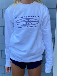 Embroidered Oval B Crewneck