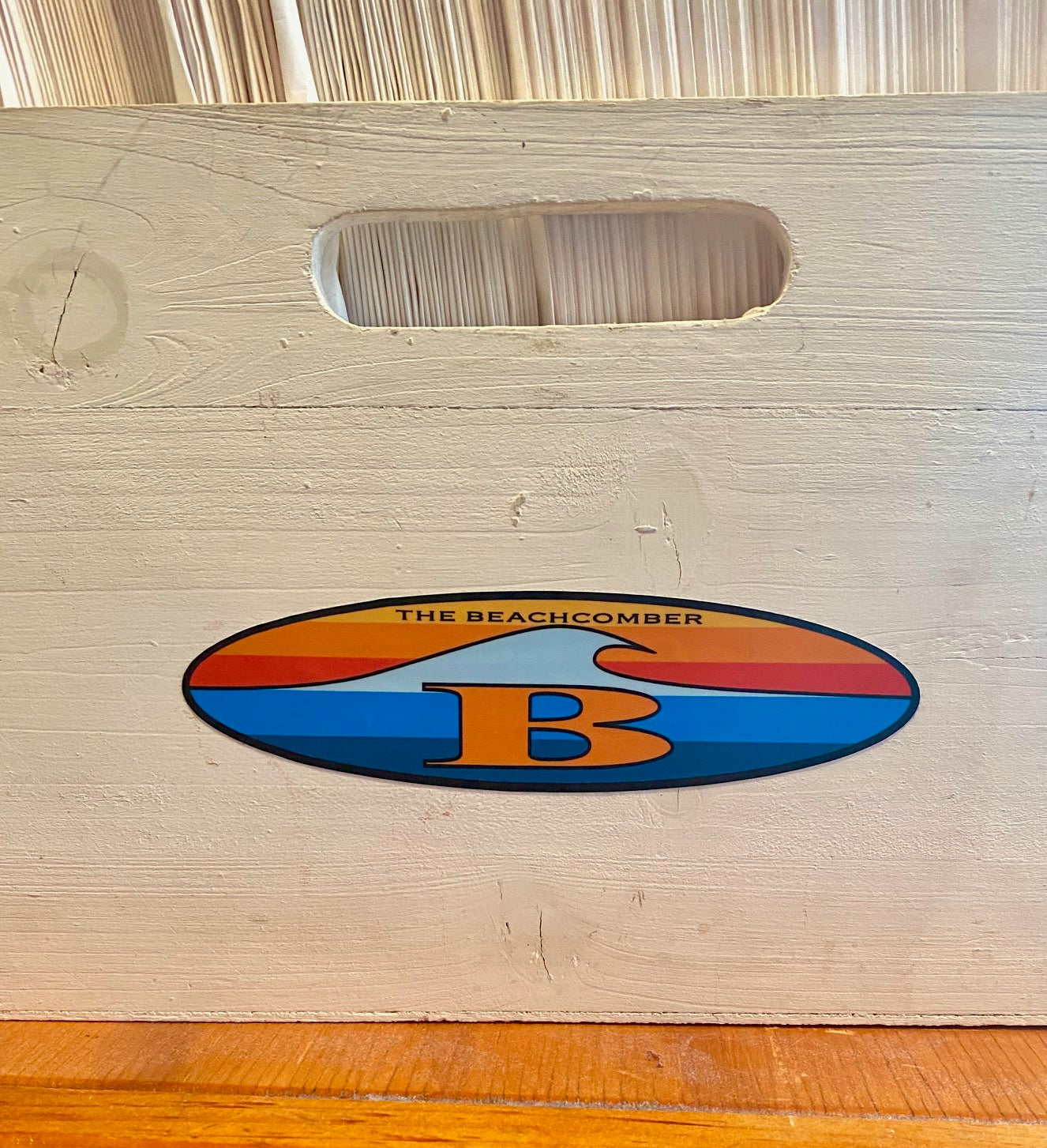 Sunset Oval B Sticker – The Wellfleet Beachcomber Store