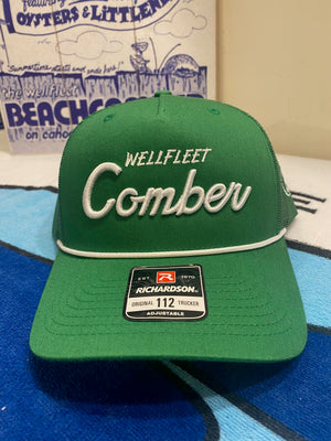 Comber Script Trucker Hat with Mesh Back