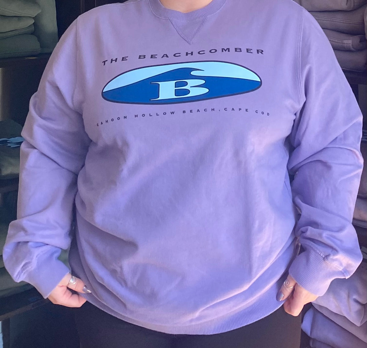 Oval B Crewneck