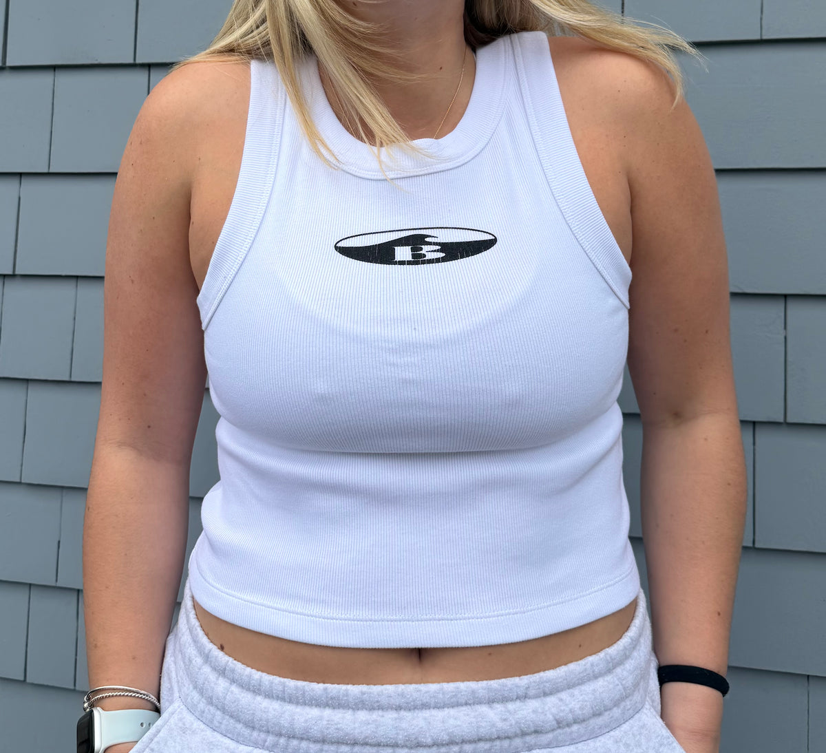 Cropped Ribbed Tank