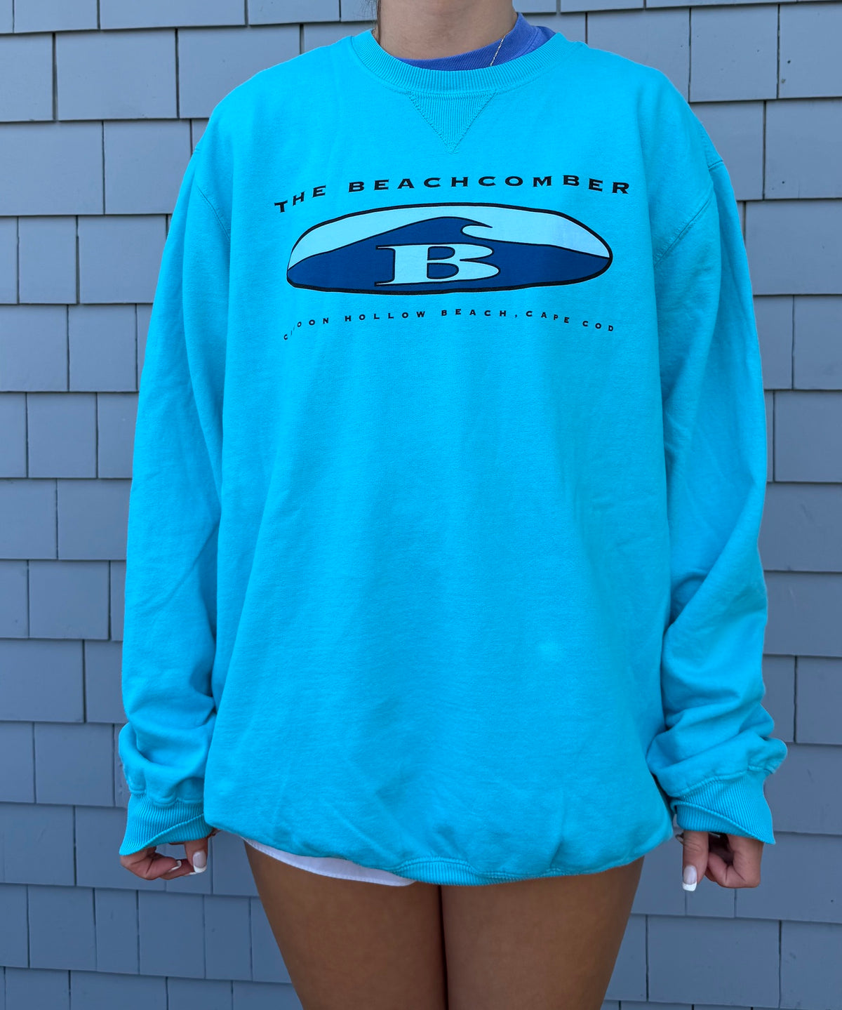 Oval B Crewneck