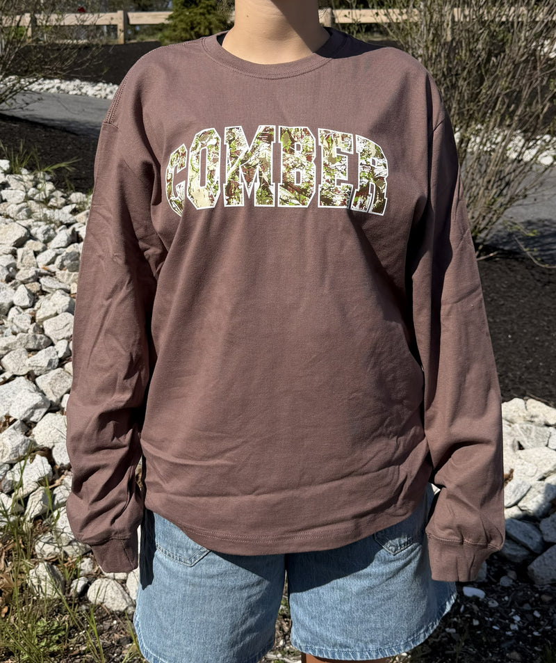 Camo Writing Long Sleeve