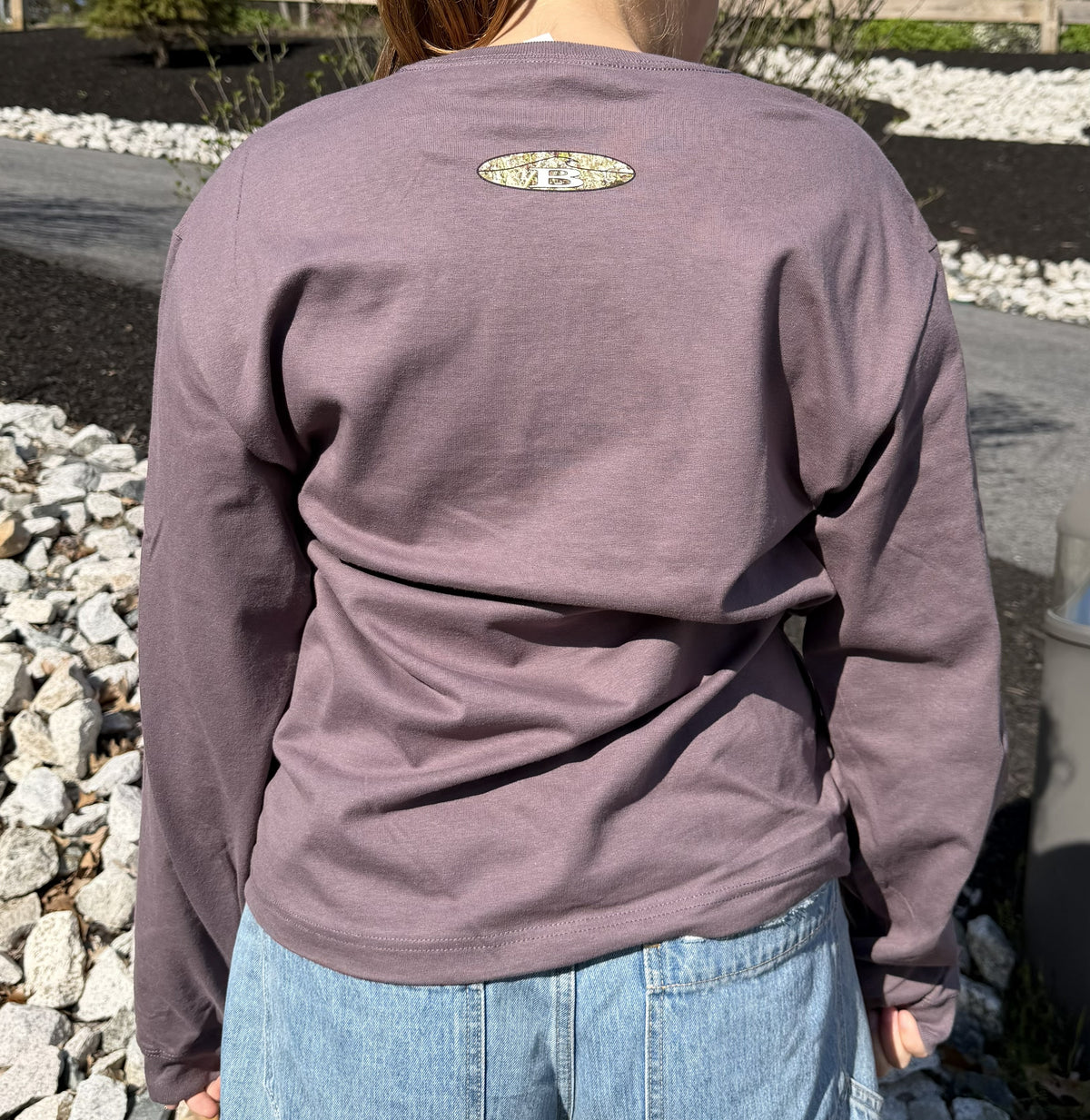Camo Writing Long Sleeve