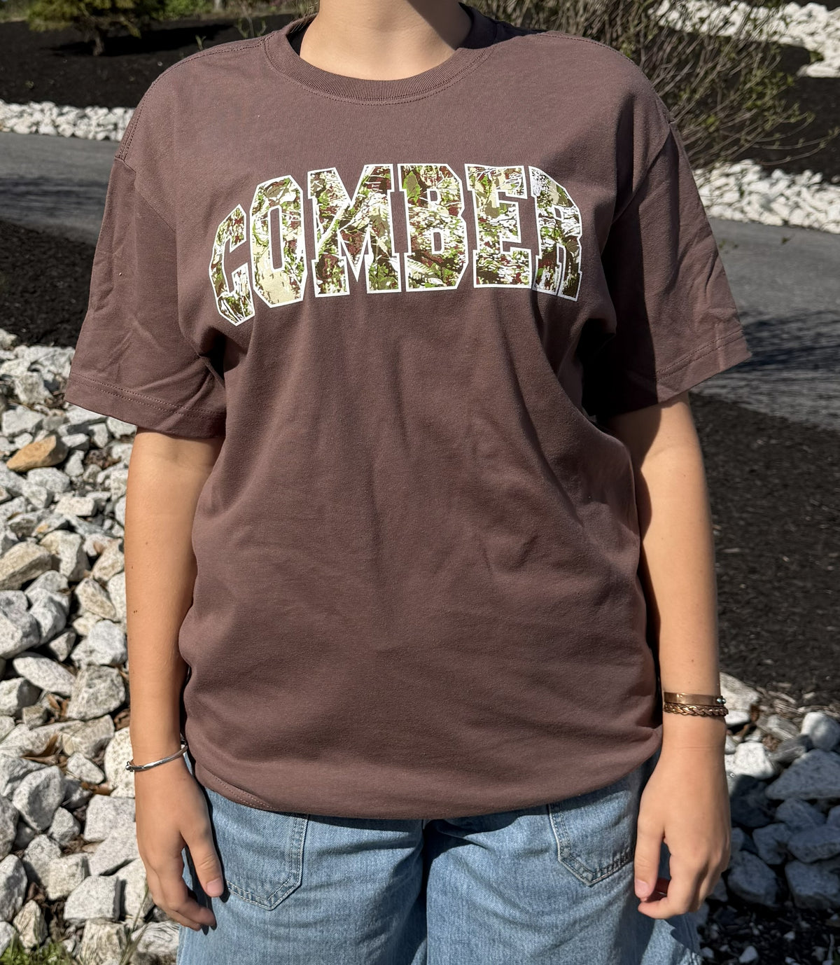 Camo Writing Tee