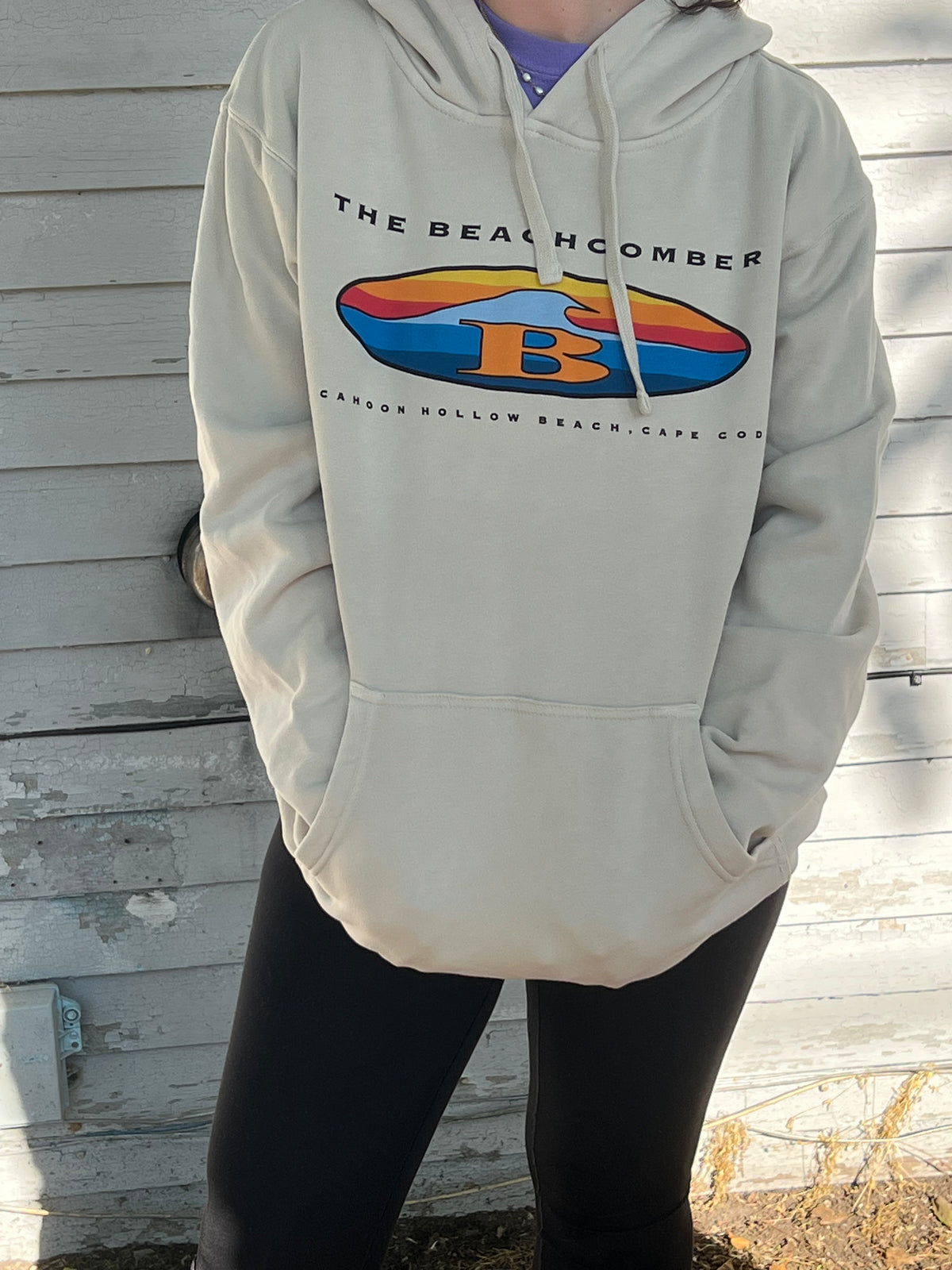 Sunset Oval B Hoodie