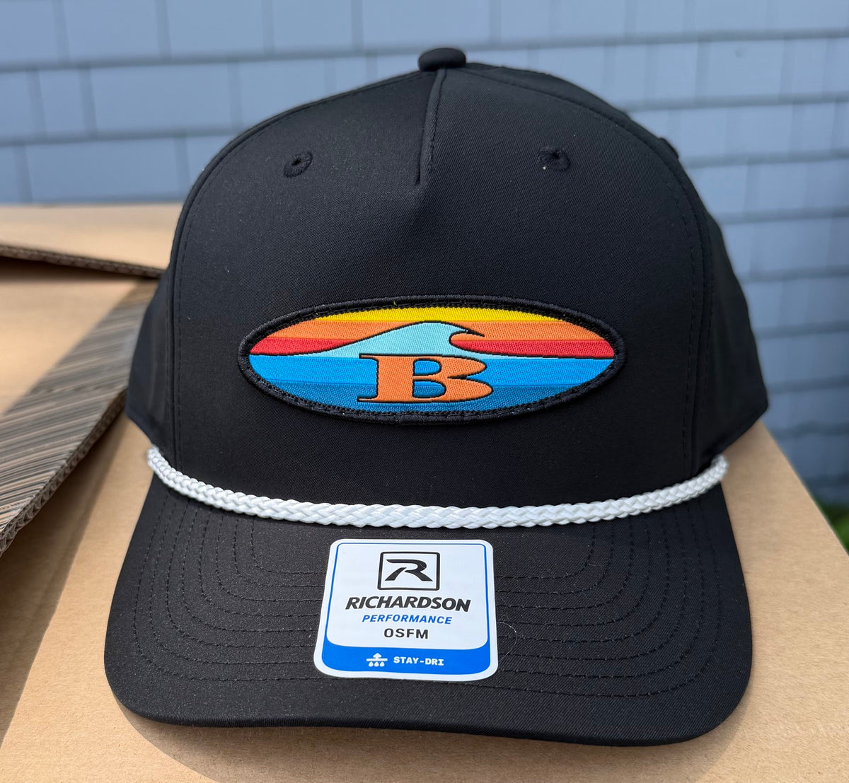 Rope Oval B Patch Hat