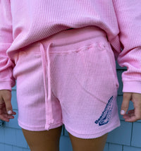 Sailboat Corded Shorts
