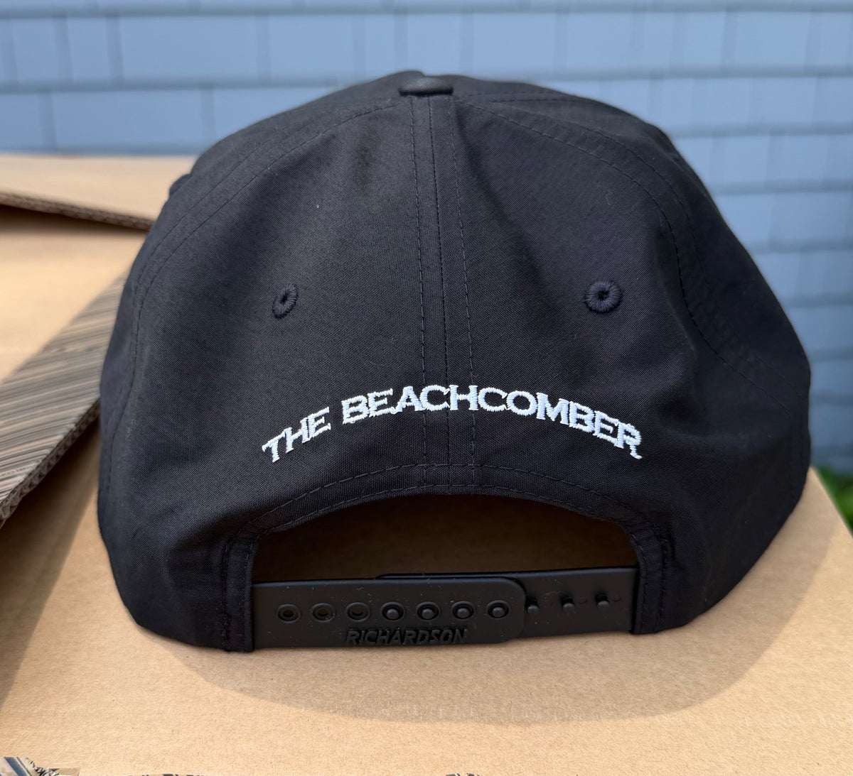 Flat Brim Oval B Patch Hat